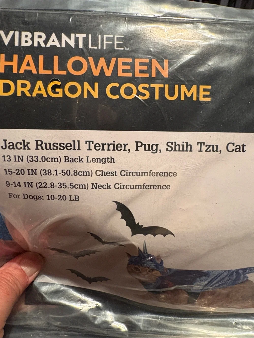 Vibrant Shimmering Blue Dragon Pet Costume